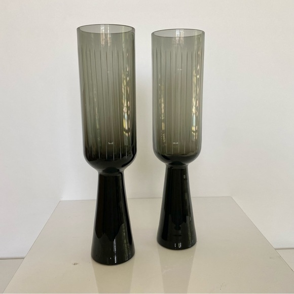 NWT Lasvit Otto Champagne Glass By Yabu Pushelberg In Carbon 2” - Picture 16 of 17